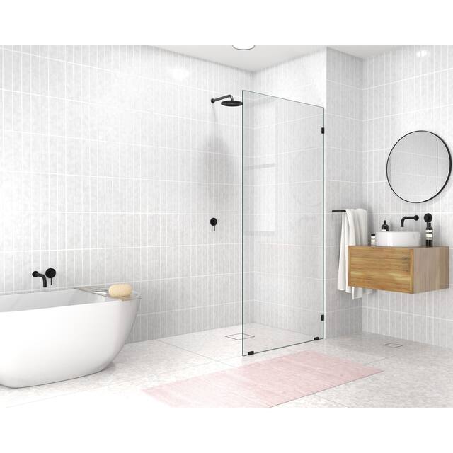 Glass Warehouse 78" x 34" Frameless Shower Door - Single Fixed Panel