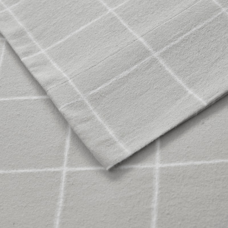 Madison Park Cozy Cotton Flannel Printed Sheet Set
