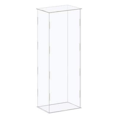 Display Case Box Acrylic Box Transparent Showcase 16x11x41cm for Collectibles
