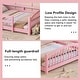 preview thumbnail 38 of 74, Montessori Solid Pine Floor Bed with Full-Length Safety Fence & Slatted Base by Harper&Bright Designs