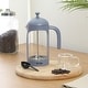 preview thumbnail 7 of 37, Mr. Coffee French Press Coffee Maker, 31 oz Borasilicate Glass & Frame and Plunger, Includes Coffee Scoop
