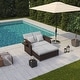 preview thumbnail 5 of 13, Ove Decors Sunnybrook I Daybed Dark Brown Wicker