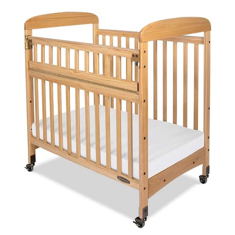 Child Craft Avery SafeAccess Compact Clearview Crib with 2" Casters