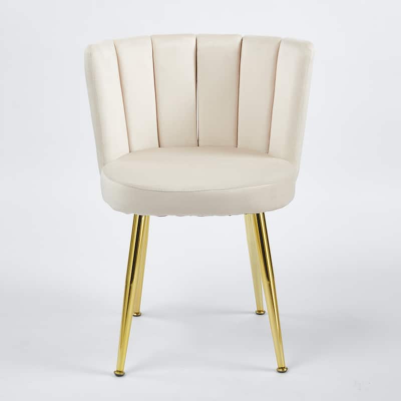 Modern dining chair(set of 2 ) with iron tube legs, comfortable backrest, suitable for dining room, living room, cafe