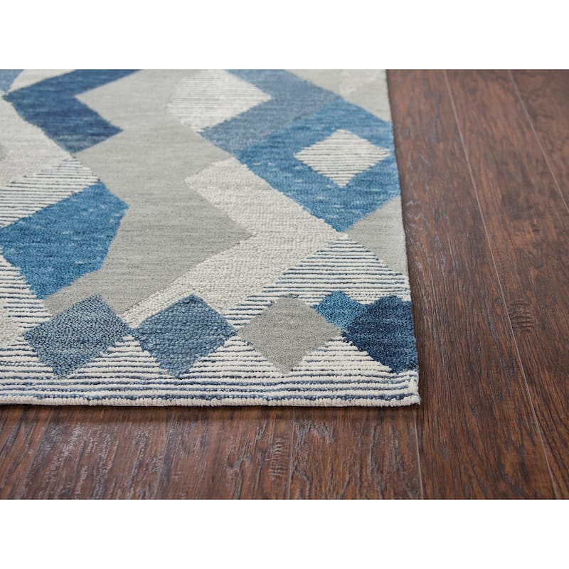 Alora Decor Geneva Geometric Hand-tufted Wool Rug