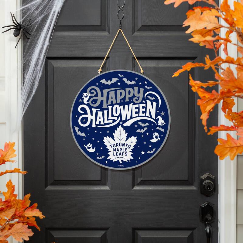 Toronto Maple Leafs 18" x 18" Halloween Door Décor Wall Sign