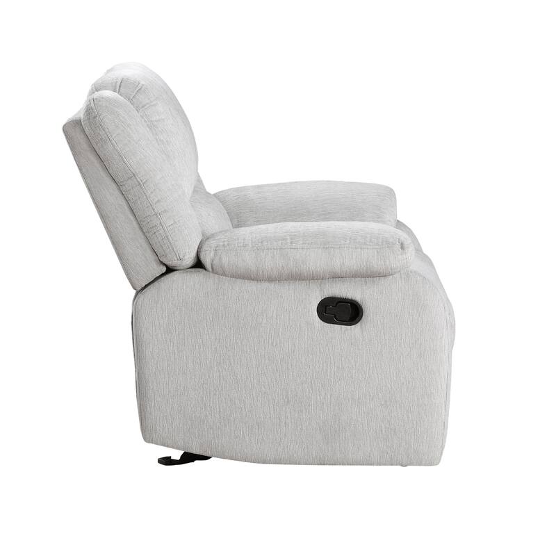 Raleigh Chenille Manual Glider Reclining Chair