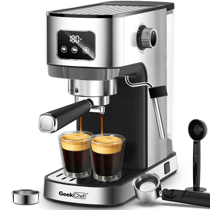 Anmytek Stainless Steel Espresso Machine