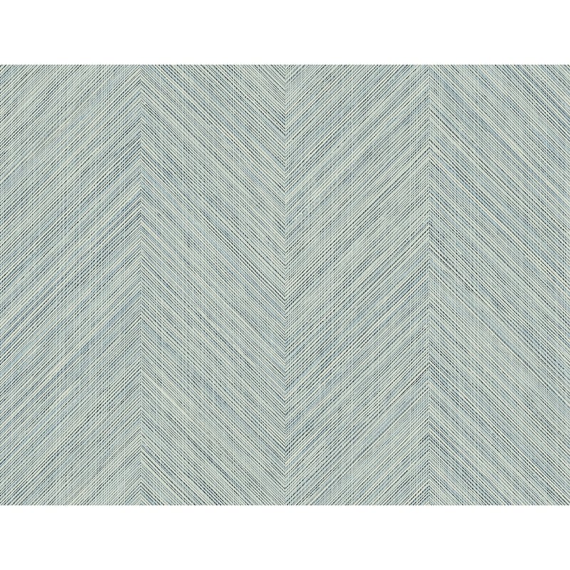 NextWall Chevron Stripe Peel and Stick Wallpaper - 27 in. W x 18 ft. L - Seabreeze