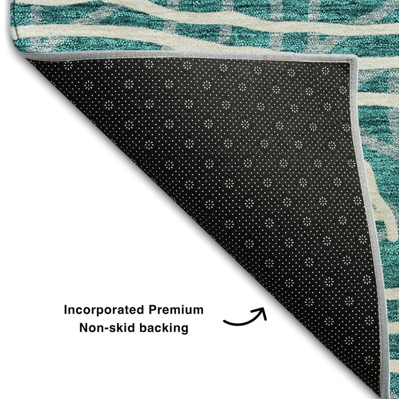Premium Washable Super Soft Geo Mayfield Rug