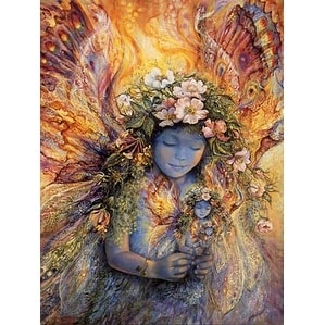 The Fairy S Fairy By Josephine Wall Fantasy Art Print 36 X 24 In