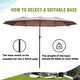 preview thumbnail 40 of 43, Ainfox 15Ft Patio Umbrella with Crank Without Base