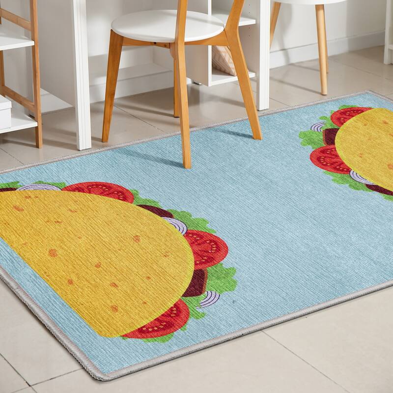 Well Woven Apollo Novelty Easy Clean Area Rug