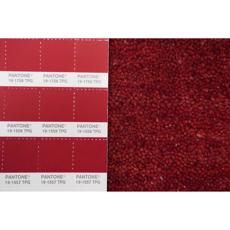 Hand Knotted Oriental 100% Wool Carpet Tribal Tribal Red Gabbeh Area Rug - 9' 7'' X 8' 2''
