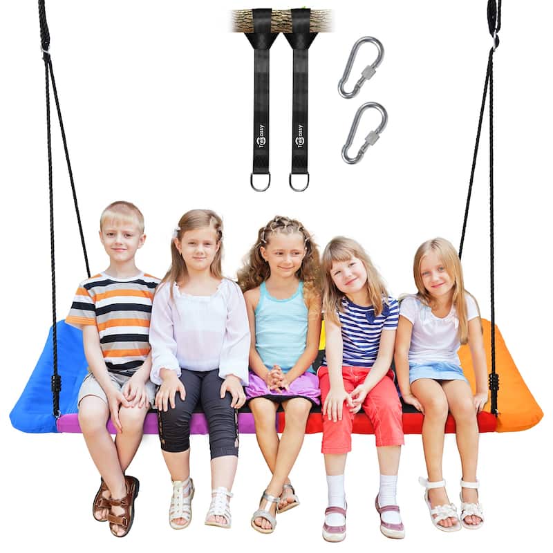 60'' Platform Tree Swing for Kids and Adults