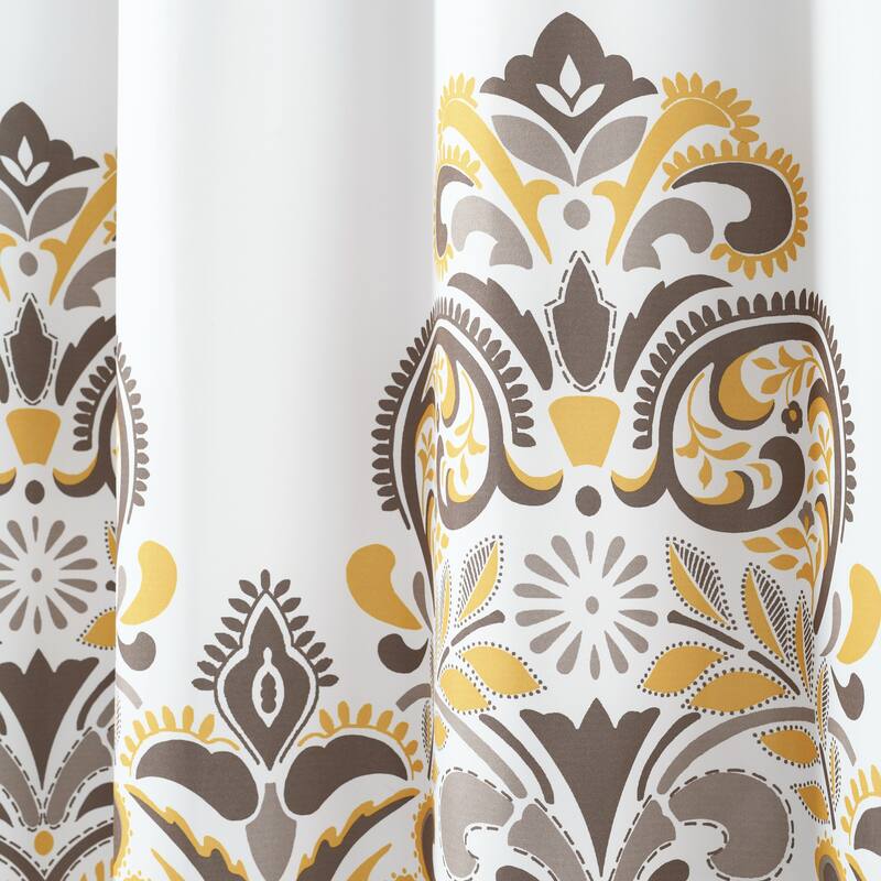 The Curated Nomad Lyon Damask Shower Curtain On Sale Bed Bath