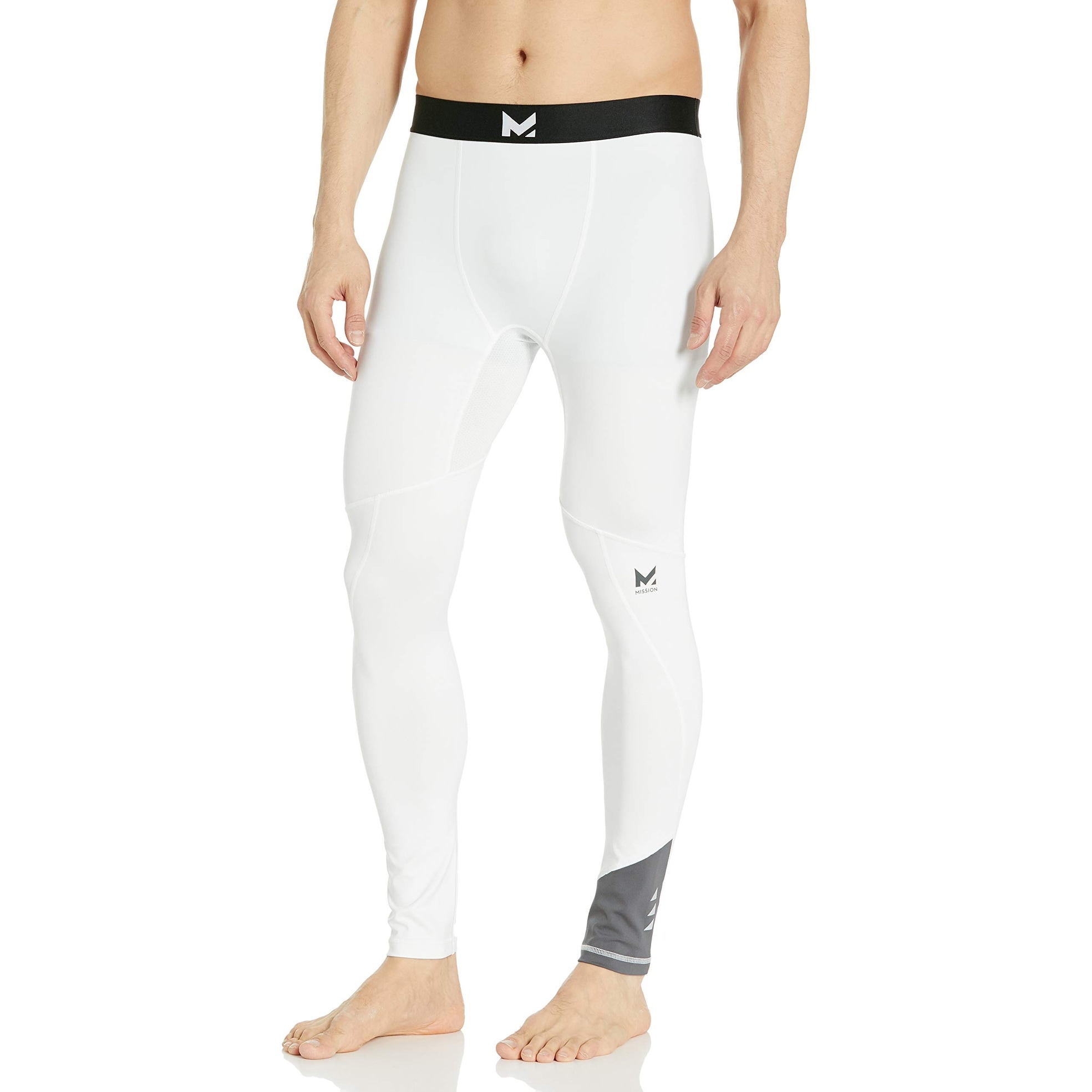 white activewear leggings