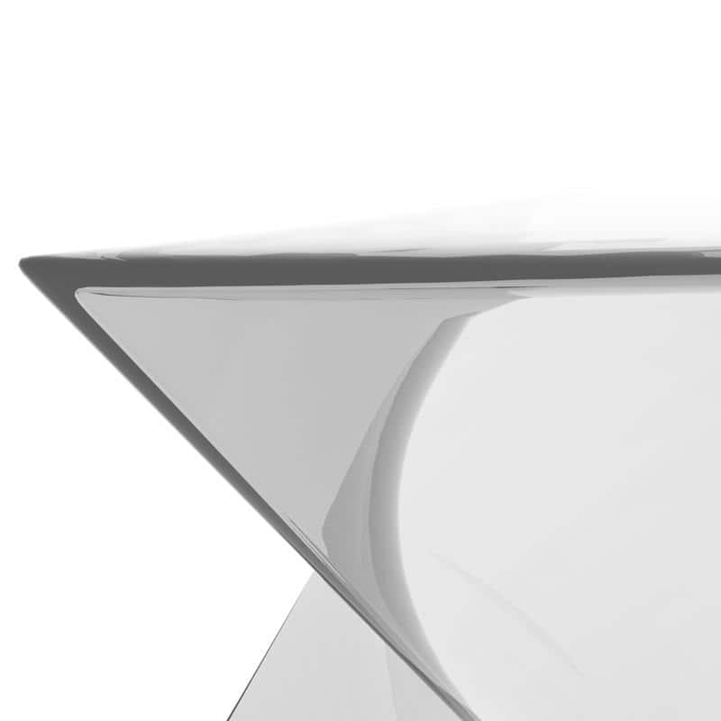 LeisureMod Randolph Modern Side Table - Grey - 15.5 x 17 x 17