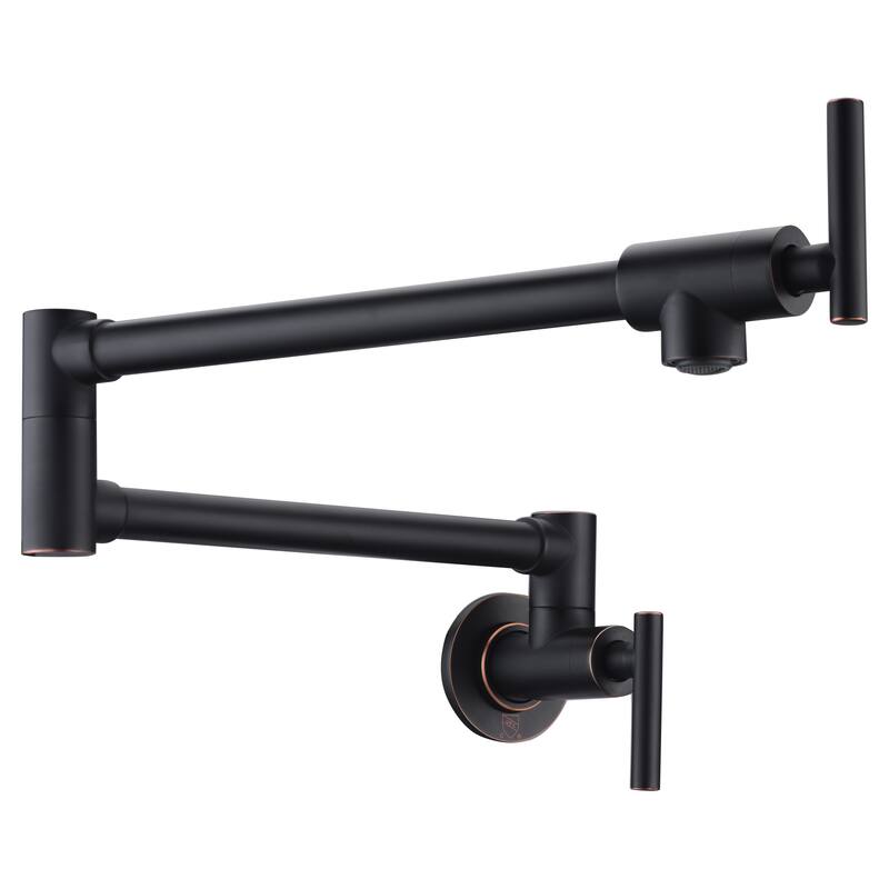ANZZI Braccia Series 24" Wall Mounted Pot Filler - Oil Rubbed Bronze