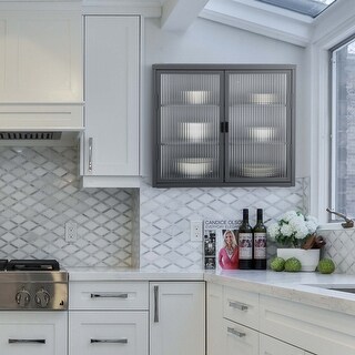 Gray Dishware Cabinets Glass Door Wall Cabinet Bathroom Cabinets With ...