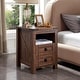 preview thumbnail 10 of 26, Farmhouse Nightstand with Charging Station, End Table, Side Table Reclaimed Barnwood