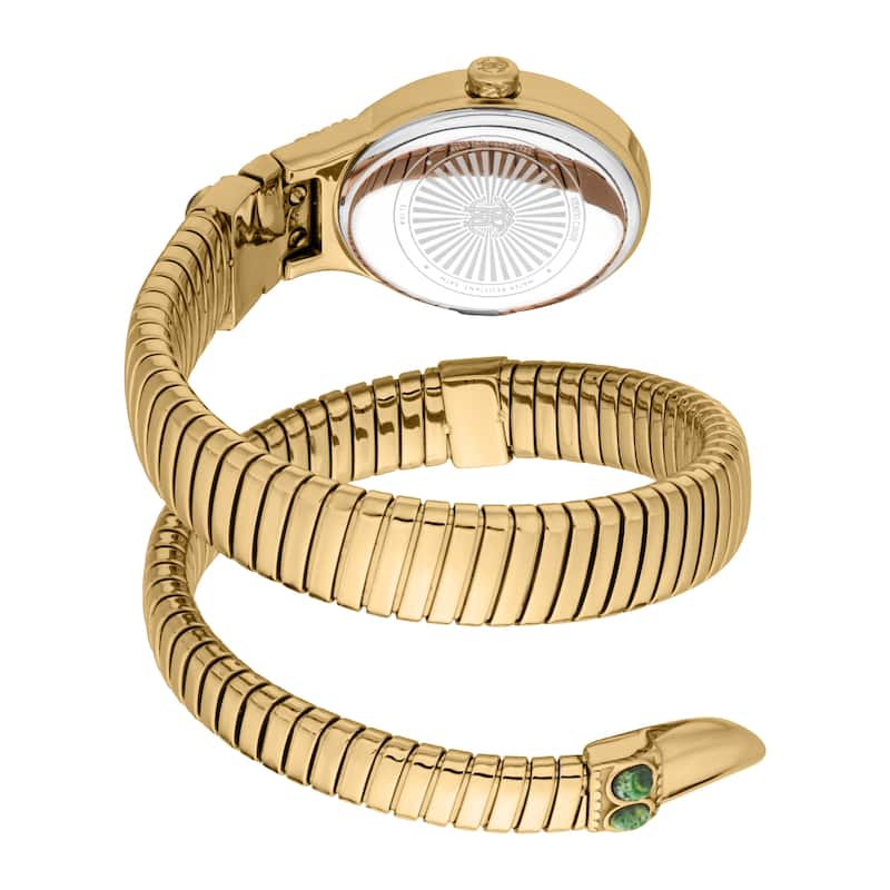 Roberto Cavalli Women RC5L104M0025 Quartz Watch - Gold-Tone