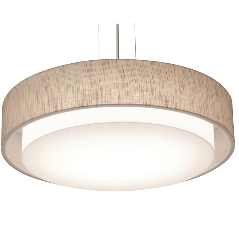 AFX SAP2332MB-JT Sanibel 3 Light 24" Wide Suspension Pendant with - Satin Nickel