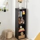 preview thumbnail 30 of 34, VECELO Set of 2 Open Bookshelf Set 4-Tier Five Irregular Cube Bookcase Multipurpose Storage Organizer for Small Spaces