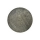 preview thumbnail 4 of 17, 20"L Metal Drum Accent Table with Hammered Design, Contemporary Side, End, and Nightstand Table for Living Room and Bedroom