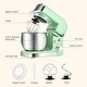 preview thumbnail 31 of 36, 3.2Qt Stand Mixer, 6-Speed Lightweight Kitchen Mixer with Whisk, Hook