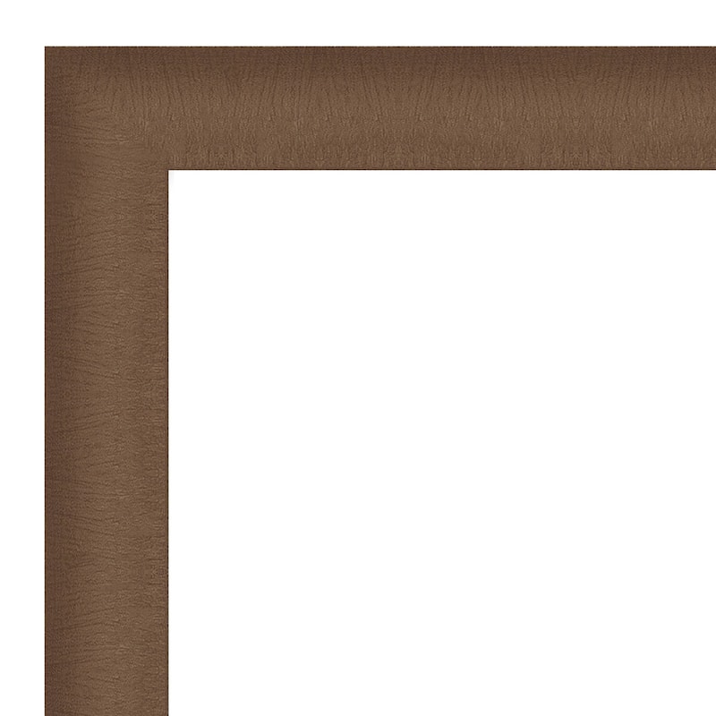 Elegant Brushed Bronze Framed Natural Corkboard Bulletin Board