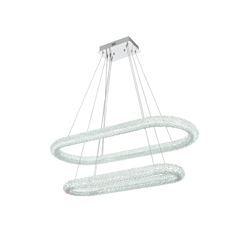 Indigo Home 42 inch Adjustable LED Chandelier