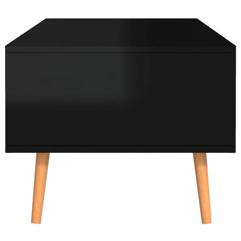 vidaXL Coffee Table End Table Living Room Accent Sofa Table Engineered Wood - 39.4" x 19.5" x 16.9"