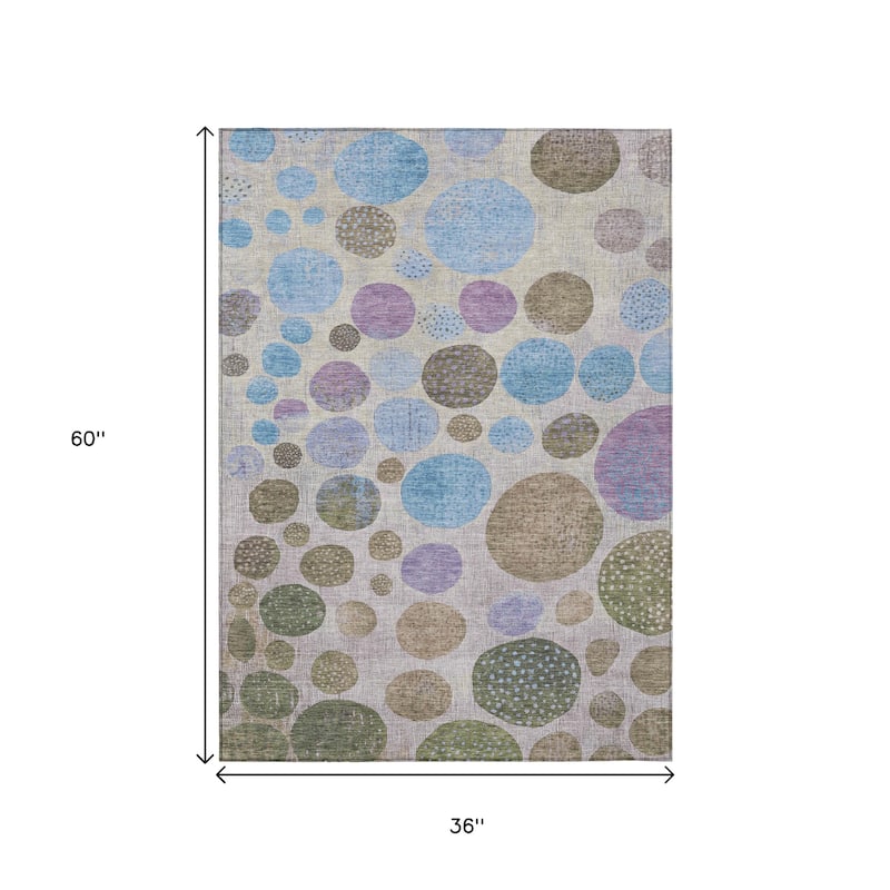 HomeRoots Geometric Transitional Rectangle Outdoor Rug
