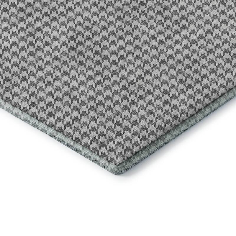 Premium Washable Super Soft Modern Houndstooth Mayfield Rug