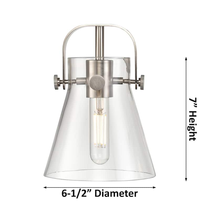 Innovations Lighting 423-1W-5-7 Pilaster II Cone Sconce Pilaster II