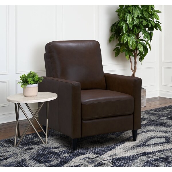 Abbyson William Top Grain Leather Manual Recliner Bed Bath & Beyond 37369971