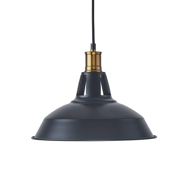 Black and gold 1 Lt grace atmosphere pendant 12 inch
