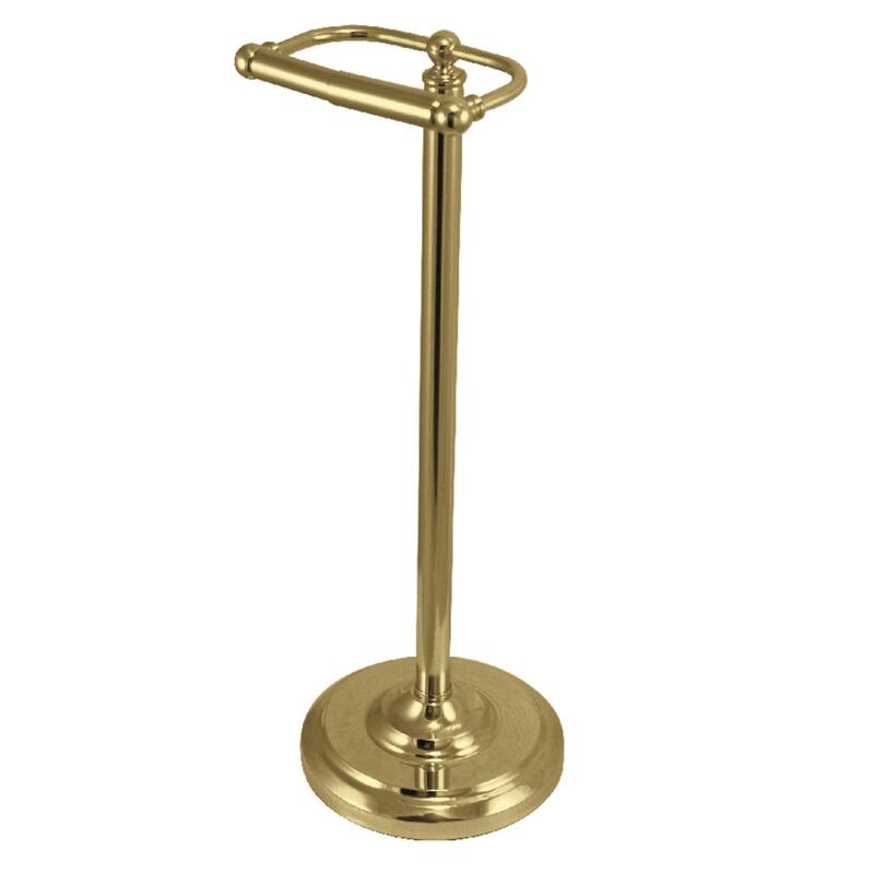 Kingston Brass Vintage Freestanding Toilet Paper Holder - Brushed Brass