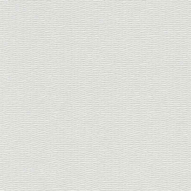 Galerie Wallcoverings Woods and Wicker Collection Woven Wicker Textile Matte Finish Vinyl on Non-woven Wallpaper Roll - 33-feet long x 21-inches wide - White