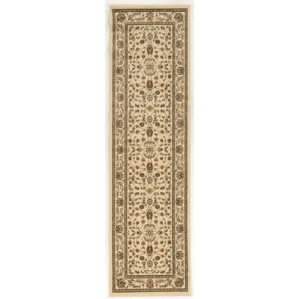 Admire Home Living Amalfi Traditional Scroll Pattern Area Rug