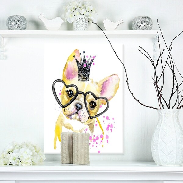 Funny dog hotsell canvas art
