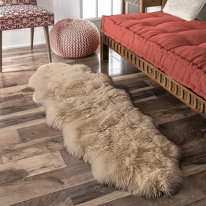 Natural Home Decor Milan Sheepskin Double Rug | 1-Piece