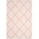 preview thumbnail 49 of 162, SAFAVIEH Dallas Shag Giusy Trellis 1.5-inch Thick Rug 4' x 6' - Ivory/Light Pink - Rectangle