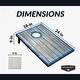 preview thumbnail 2 of 5, Hathaway Atlantic Cornhole Bean Bag Toss Game Set with LED Lights