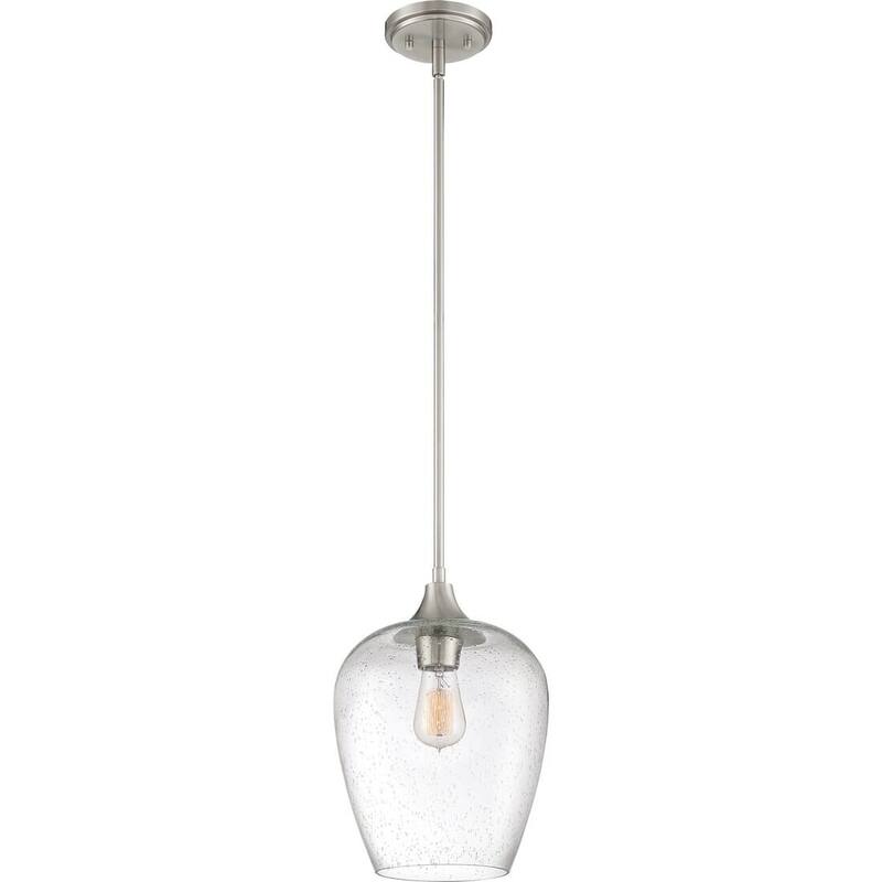 Towne 1-Light Mini Pendant in Brushed Nickel - Brushed Nickel