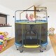 preview thumbnail 20 of 39, Kids Trampoline, Adjustable Toddler Trampoline with Safety Enclosure