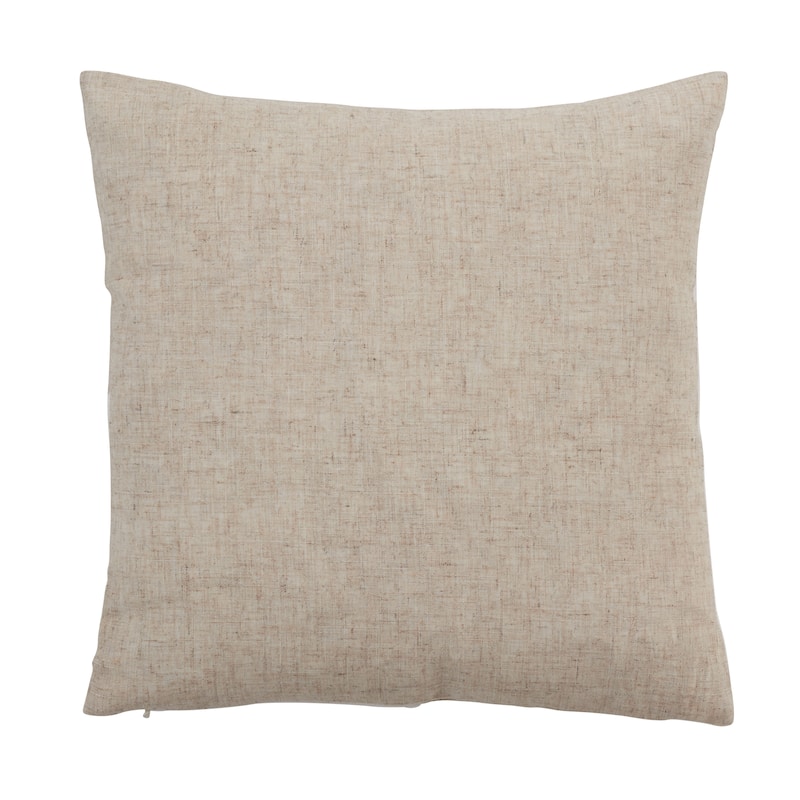 Velvet Pillow With Geometric Design