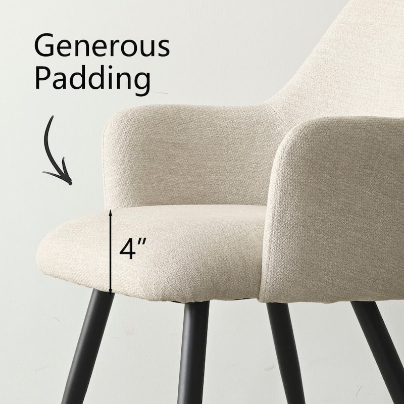 Upholstered Dining Armchair (Set of 2)