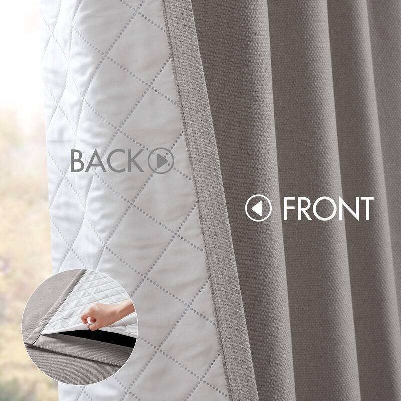 Madison Park Karien Sound blocking/Total blackout curtain panel pair